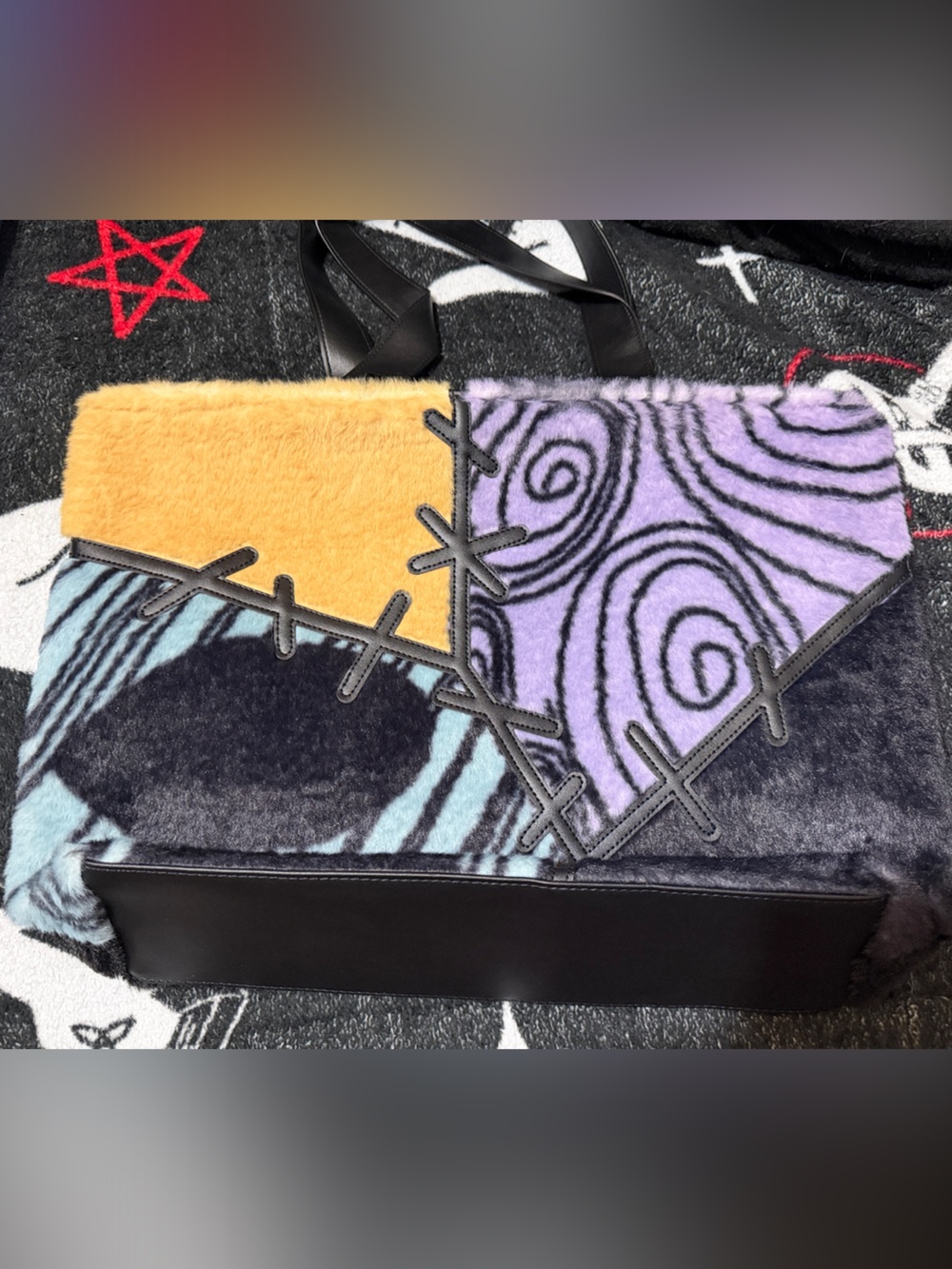Bath & Body Works Nightmare before Christmas Jack/Sally tote - Picture 2 of 2
